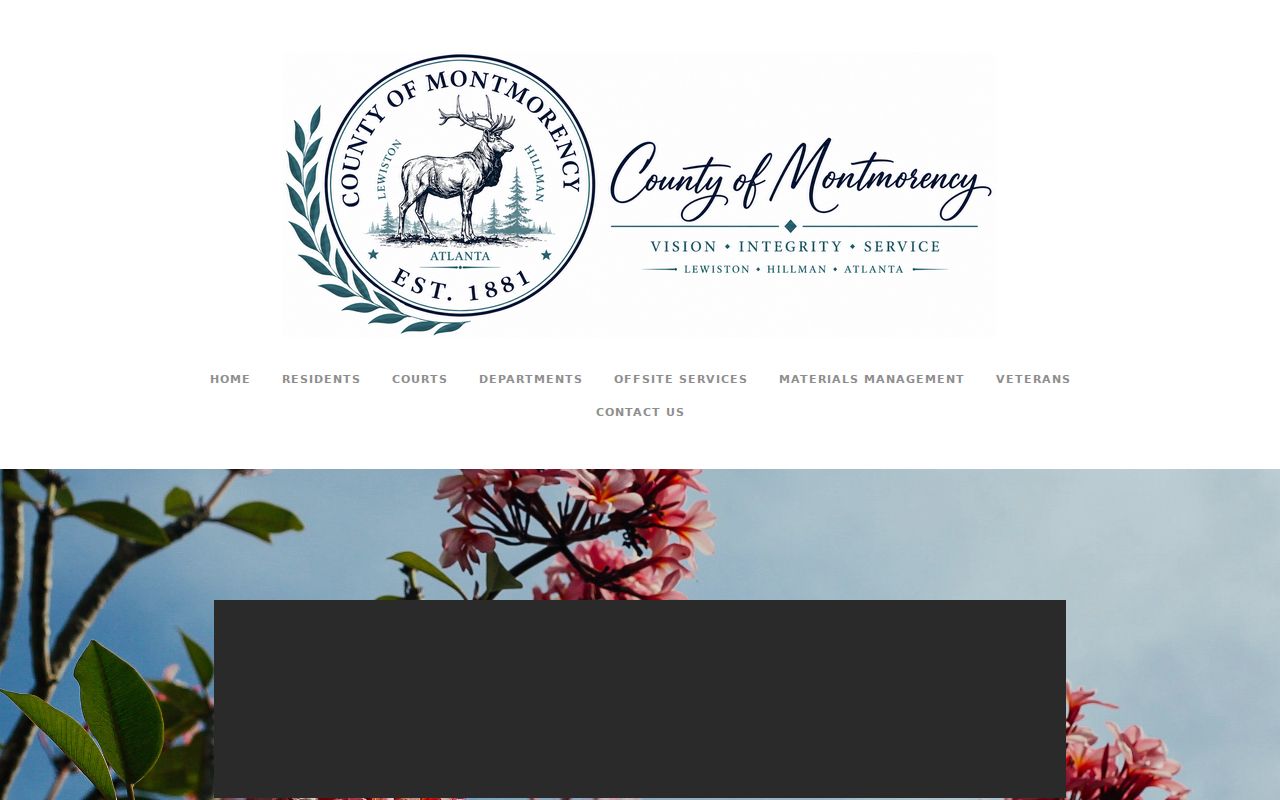 Montmorency County court docket history and courthouse records source